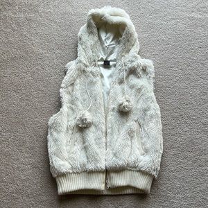 Faux Fur Hooded vest